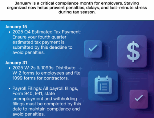 January Tax Deadlines